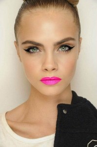 neon-pink-lipstick